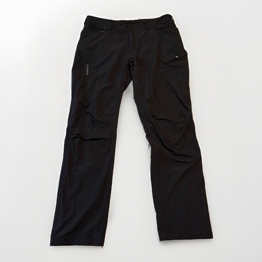 Truewerk T1 Werkpant Mens 38 x 34 Black Technical Work Cargo Pants Stretch